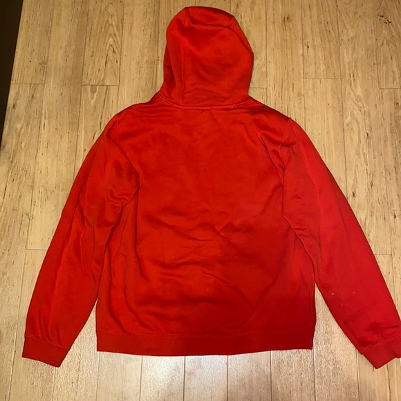 Red and Black Nike Logo Hoodie - Picture 2 of 2